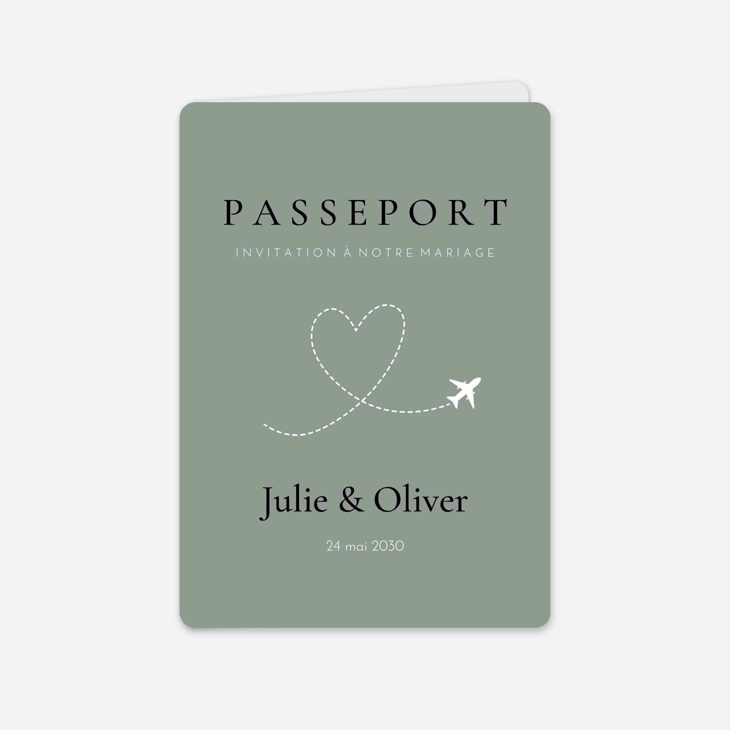 Faire-part mariage Notre voyage