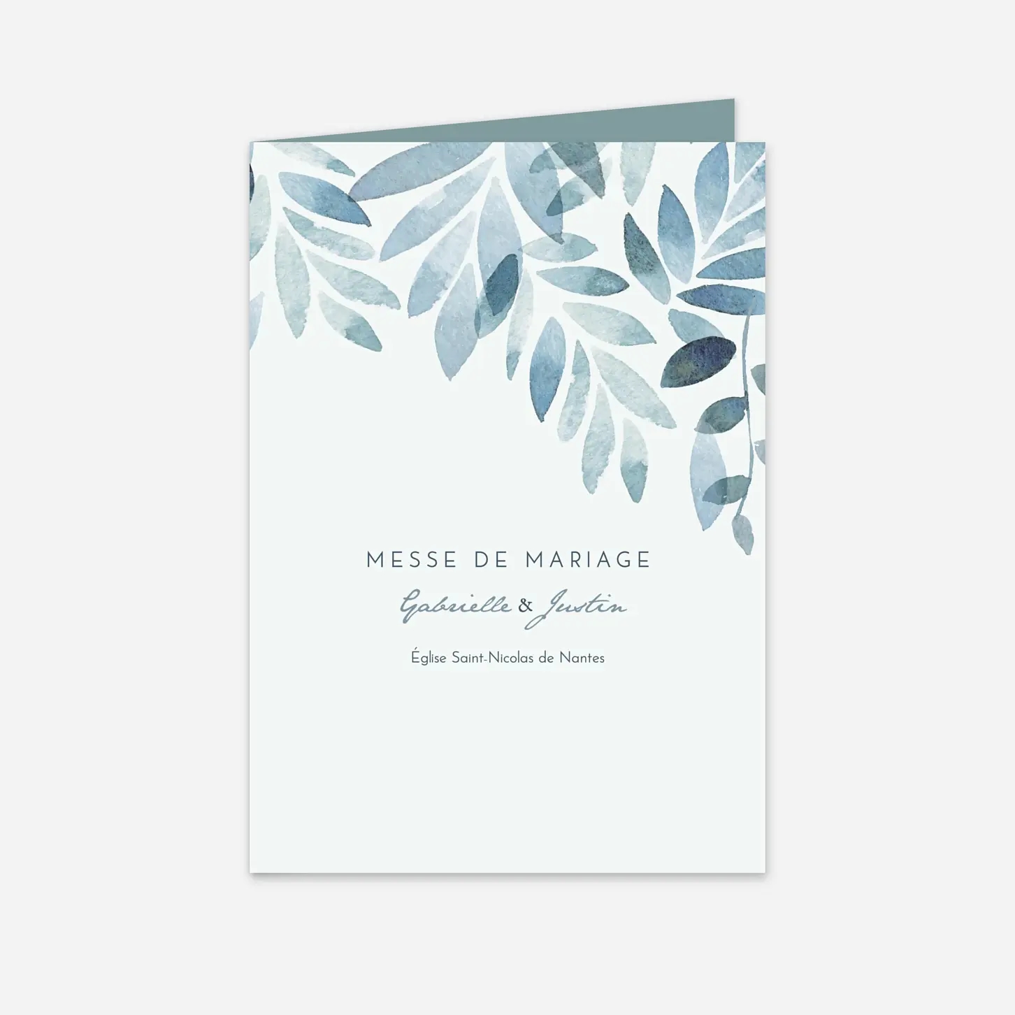 Livret de messe mariage Nuit d'été