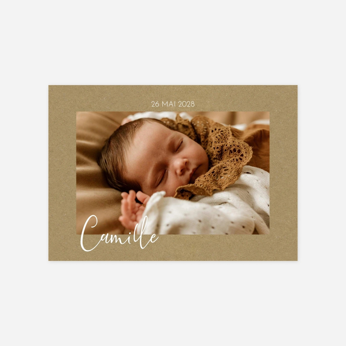 Faire-part naissance Nouveau bonheur