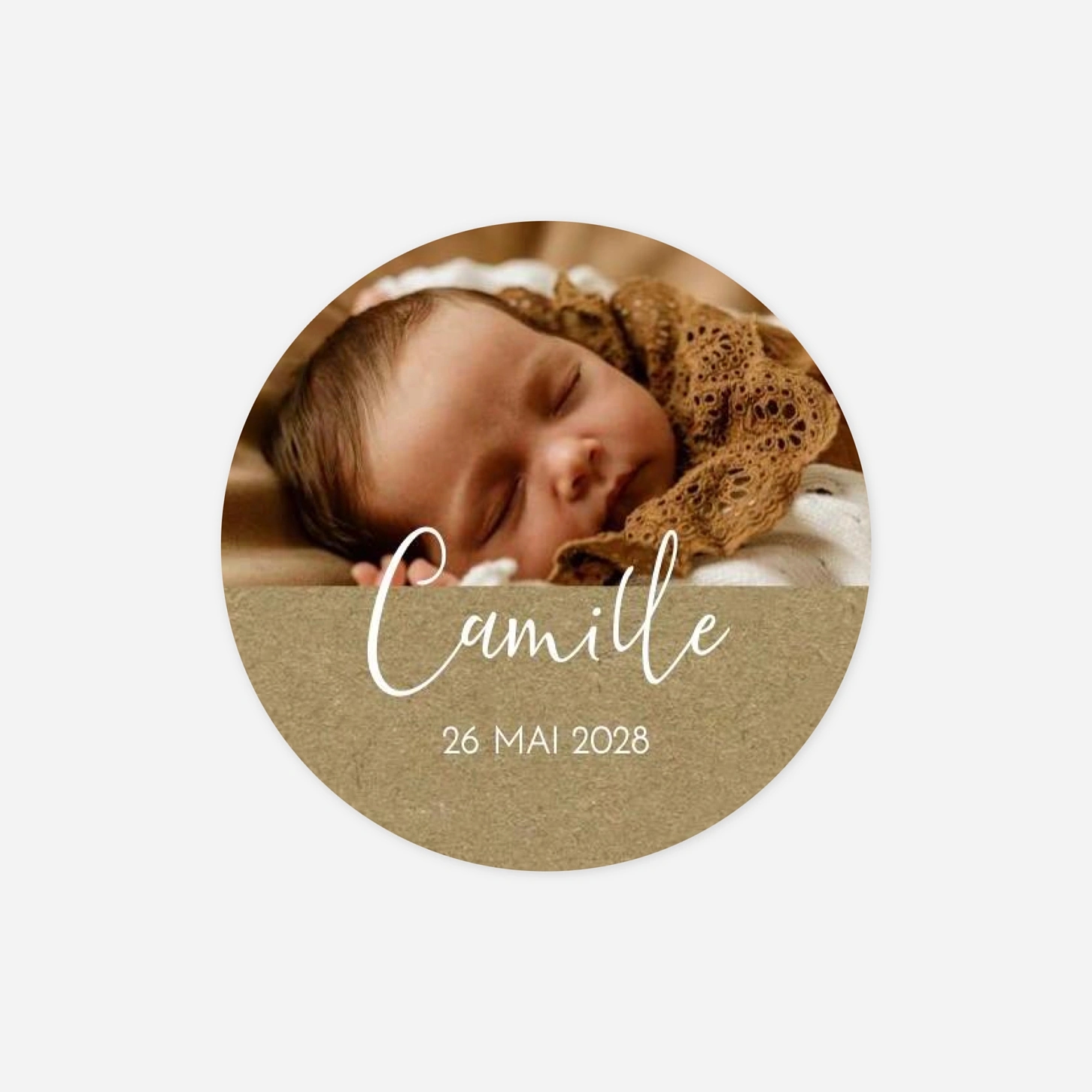 Stickers naissance Nouveau bonheur