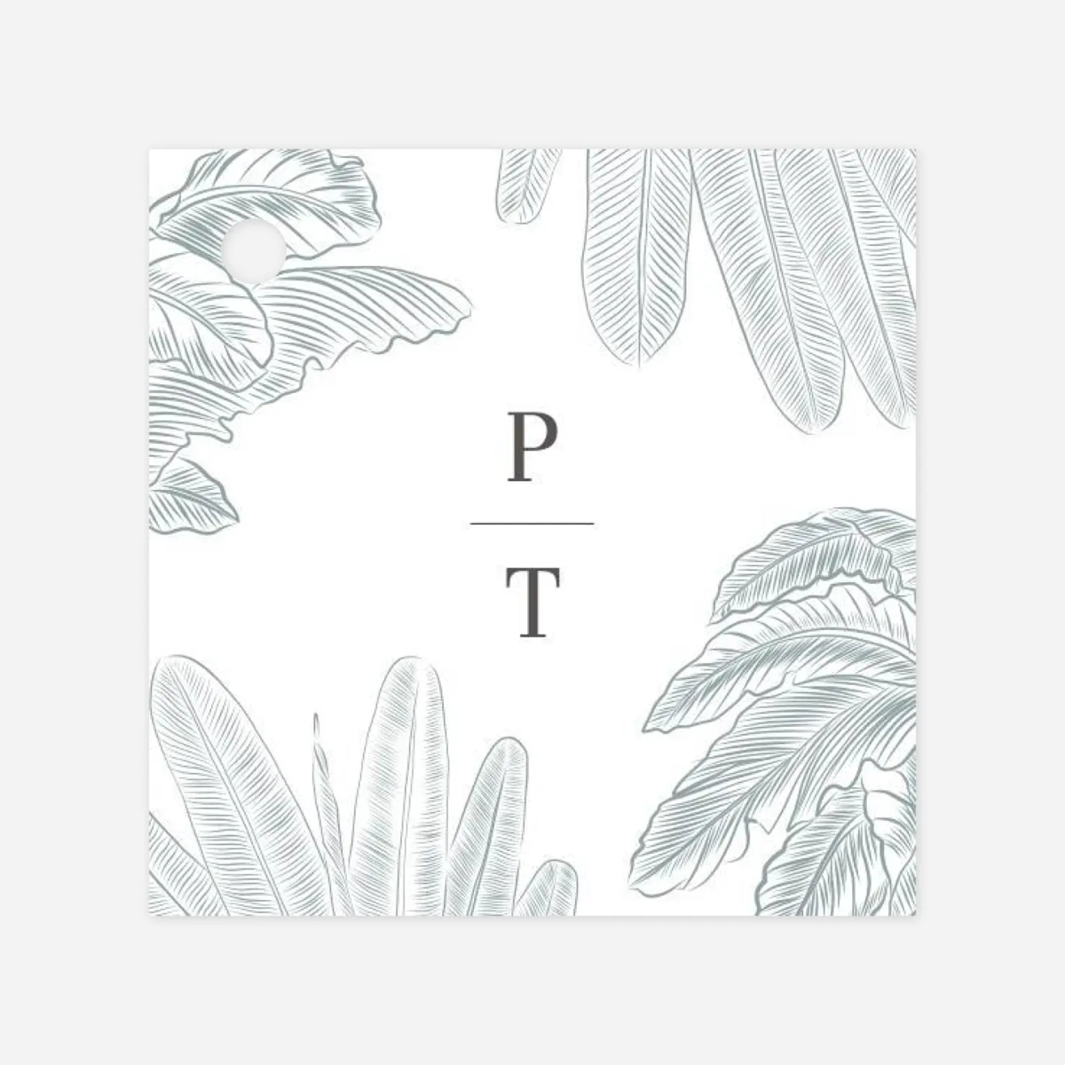 Etiquette perforée mariage Oiseaux de paradis