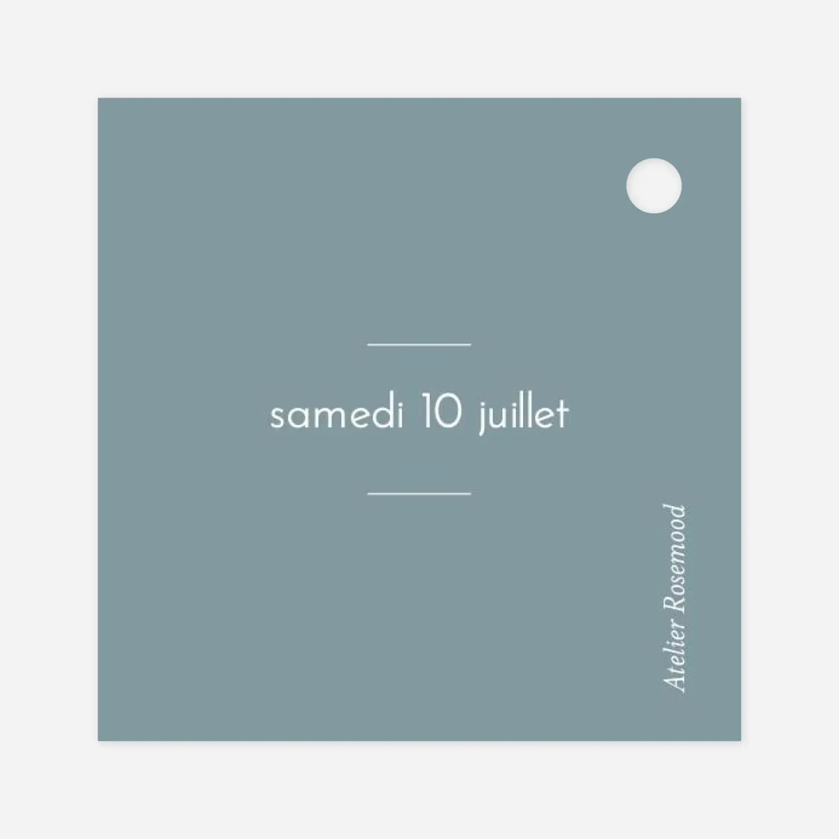 Etiquette perforée mariage Oiseaux de paradis