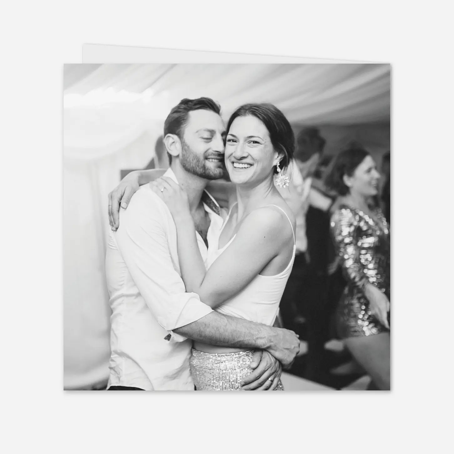 Carte de remerciements Oiseaux de paradis