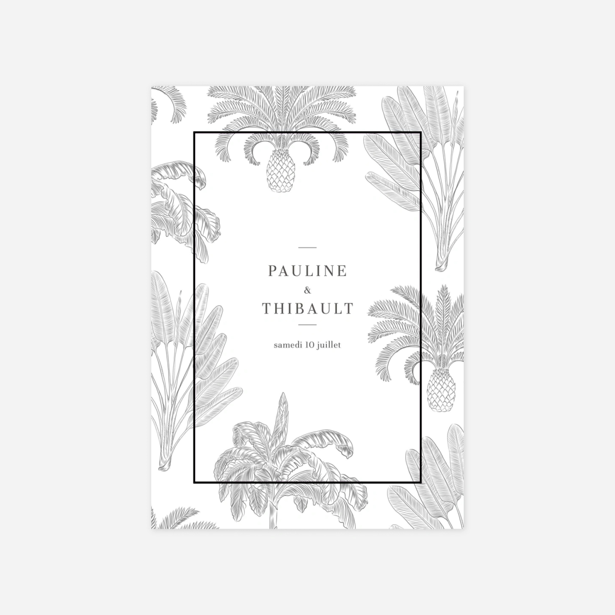 Faire-part mariage Oiseaux de paradis