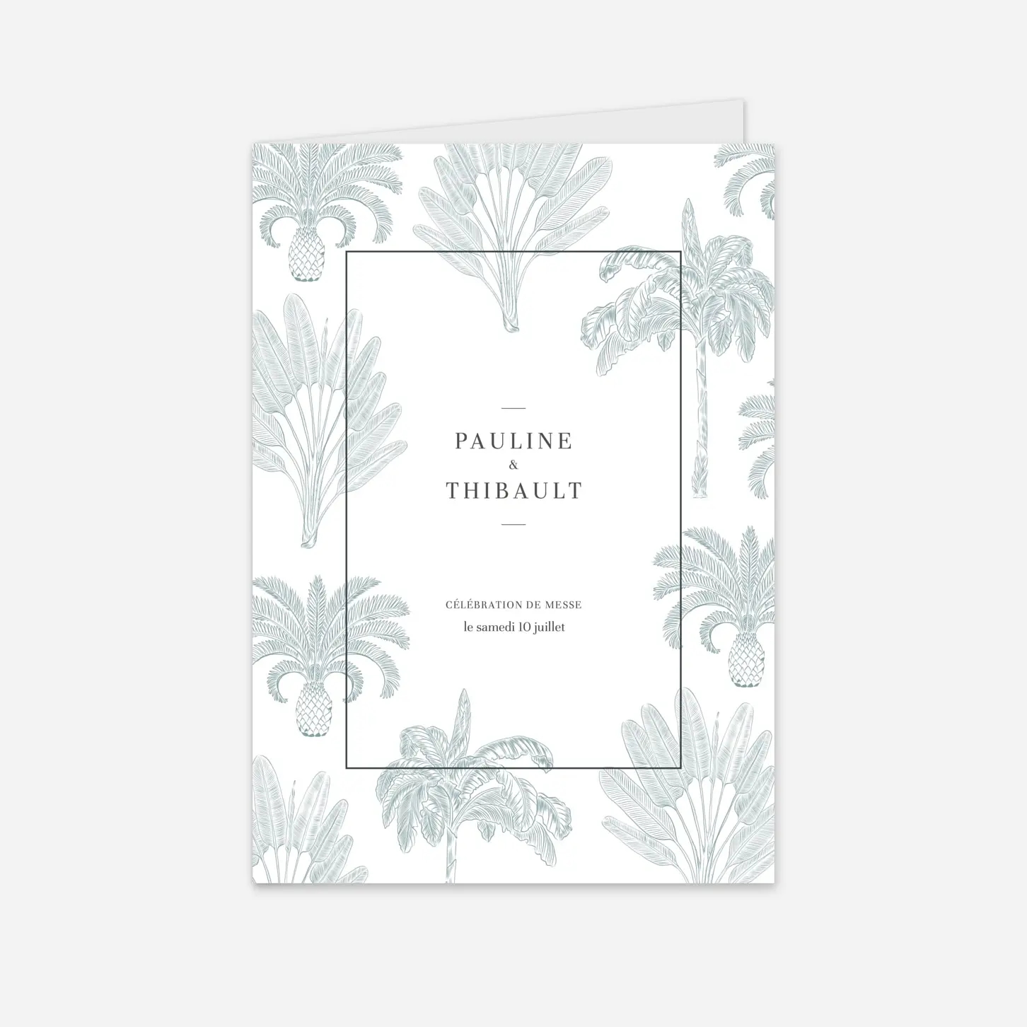 Livret de messe mariage Oiseaux de paradis