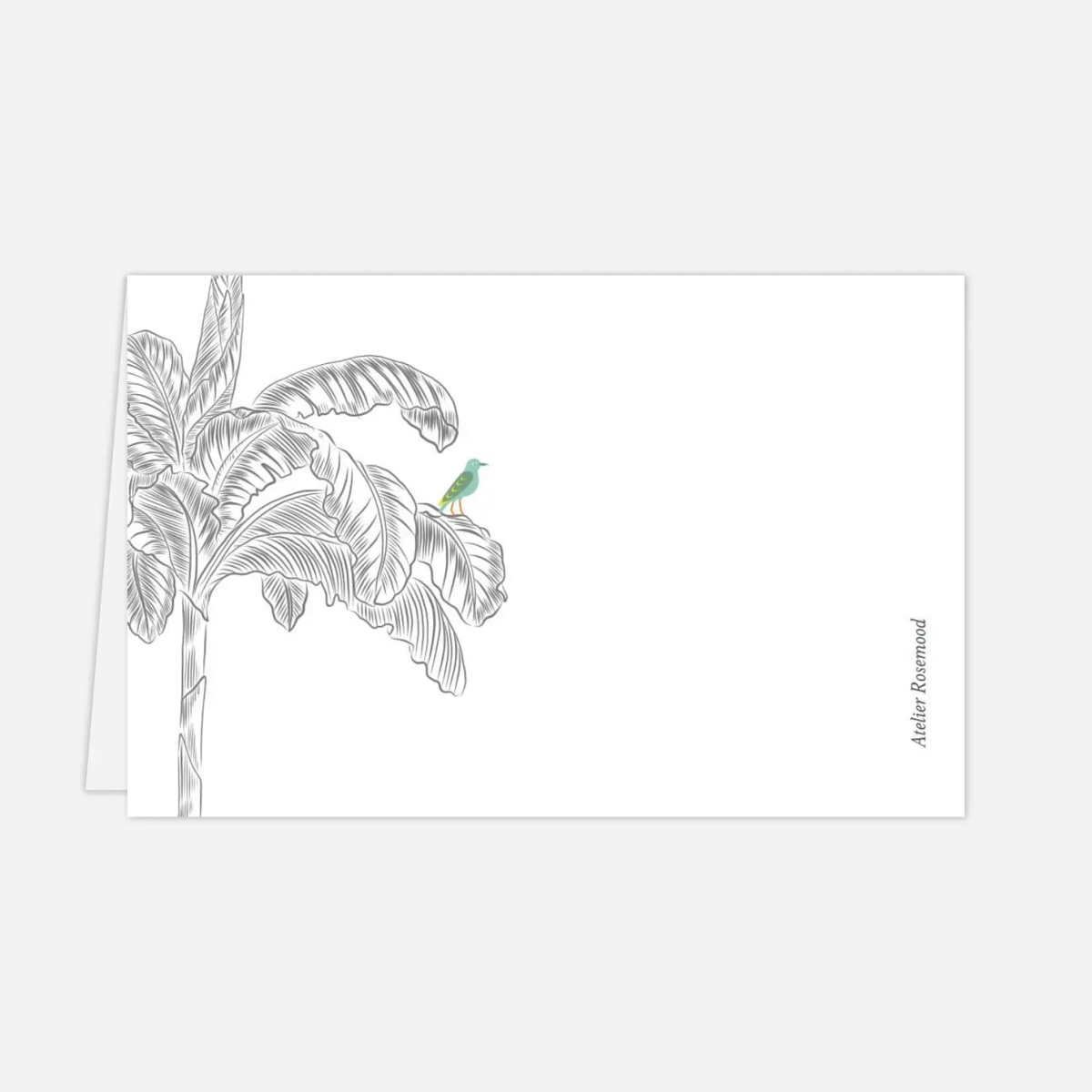 Marque-place baptême Oiseaux de paradis