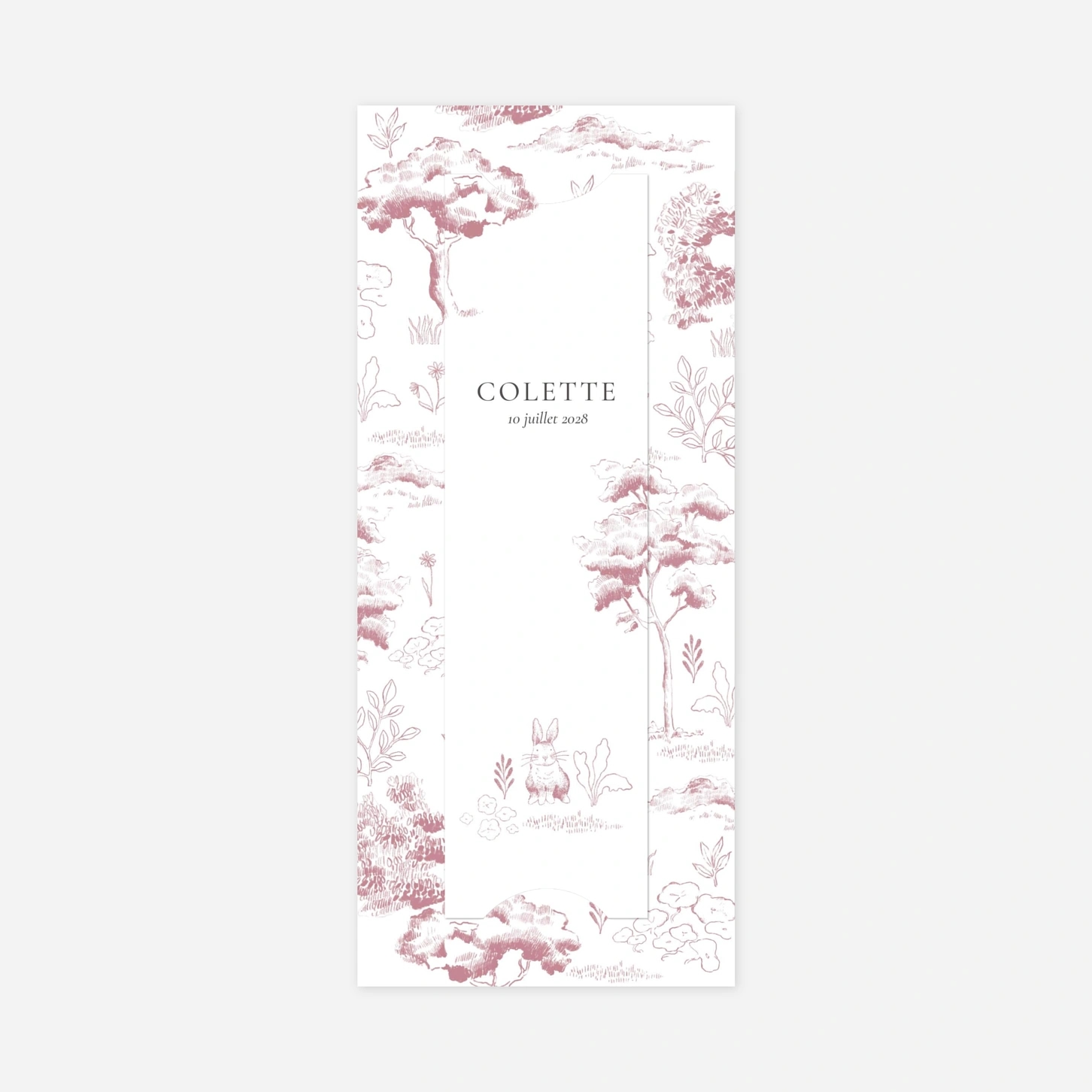 Faire-part naissance L'orée du bois