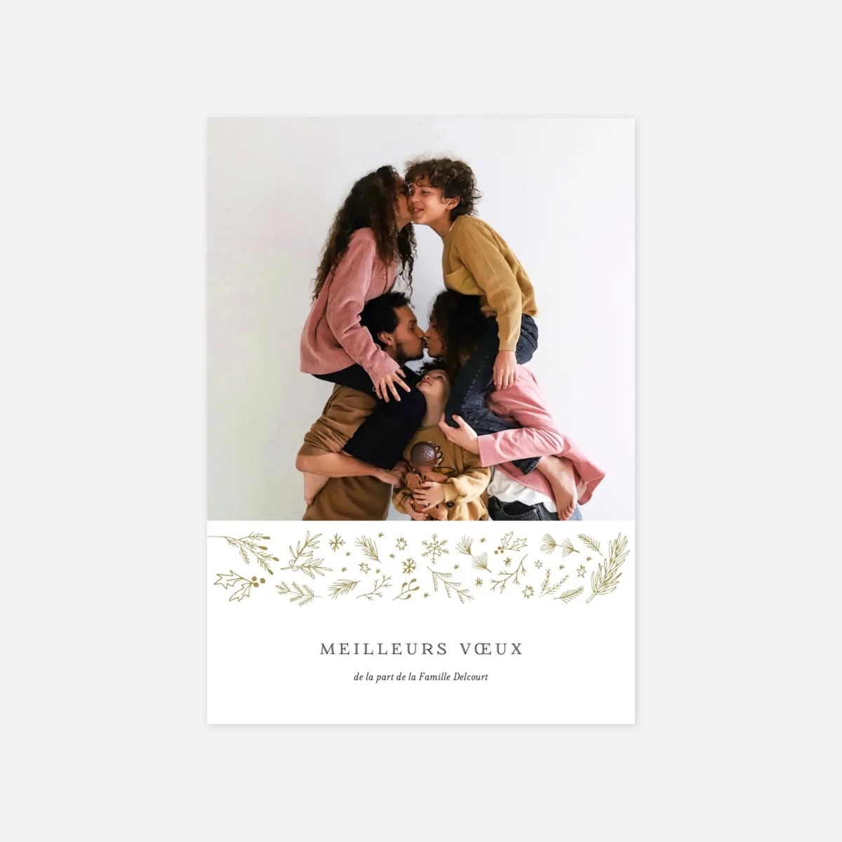 Carte de voeux Ornement festif