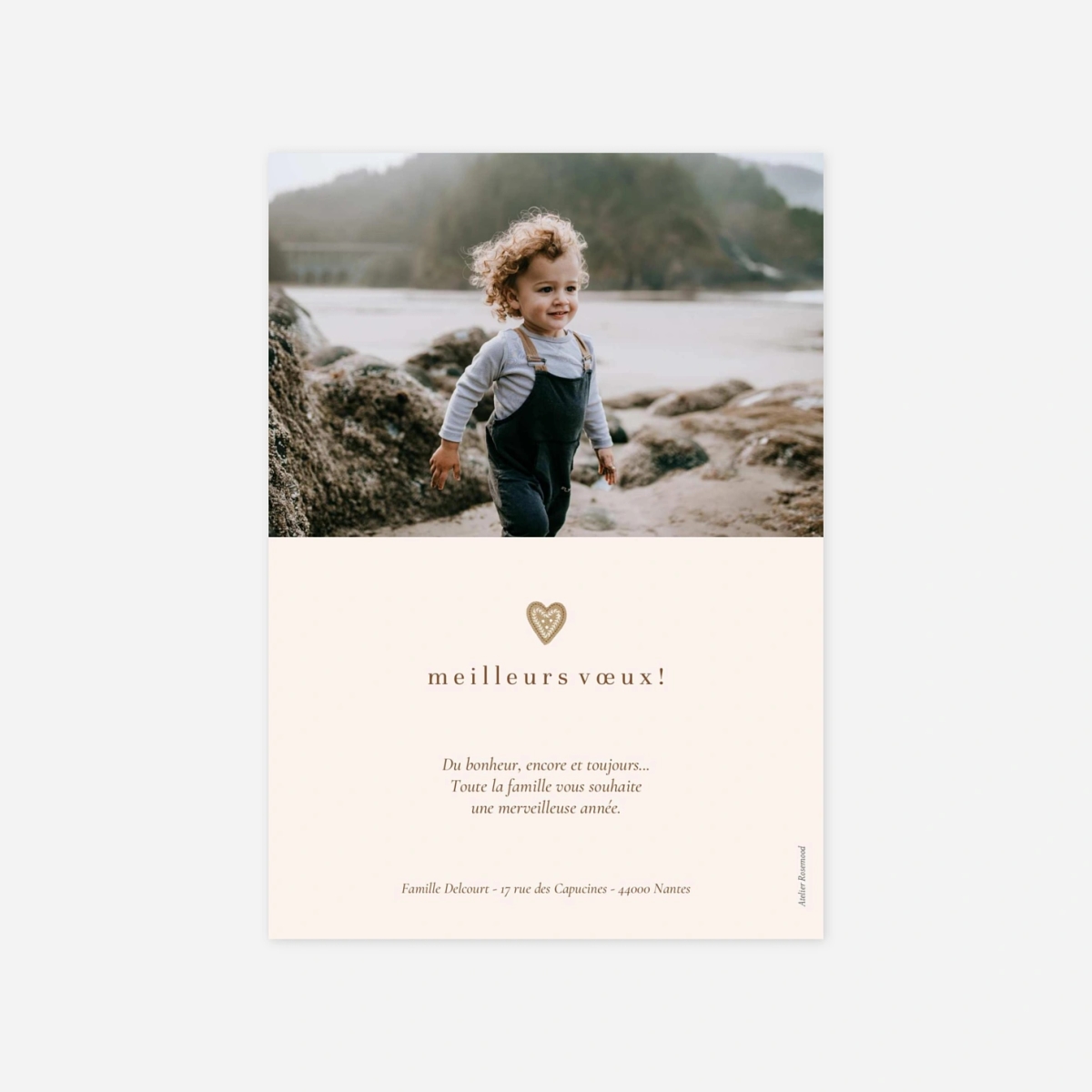 Carte de voeux Petits biscuits