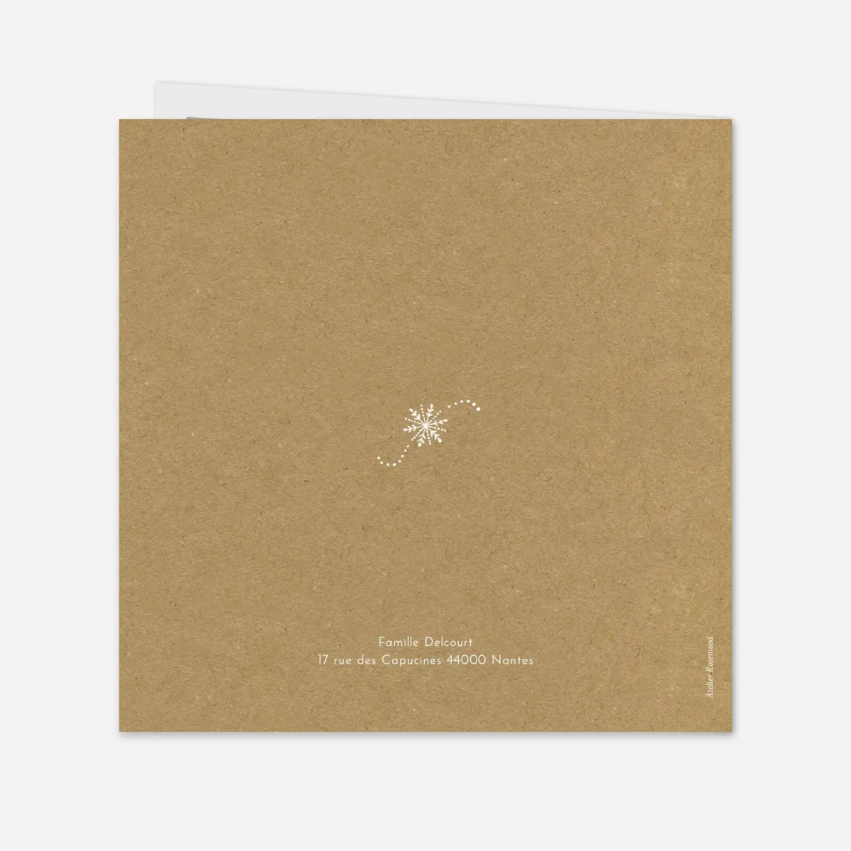 Carte de voeux Pain d'épice