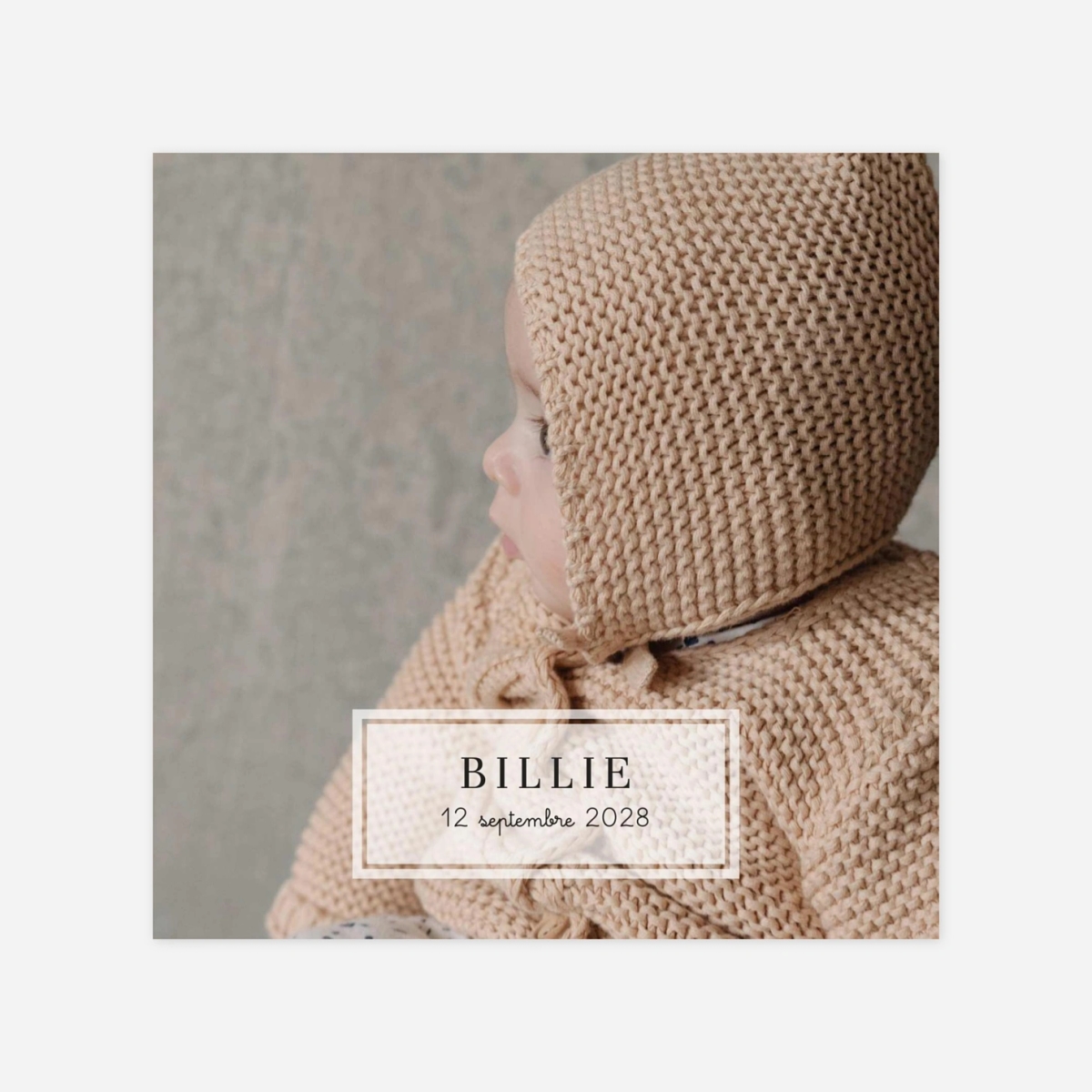 Faire-part naissance Petite Étiquette