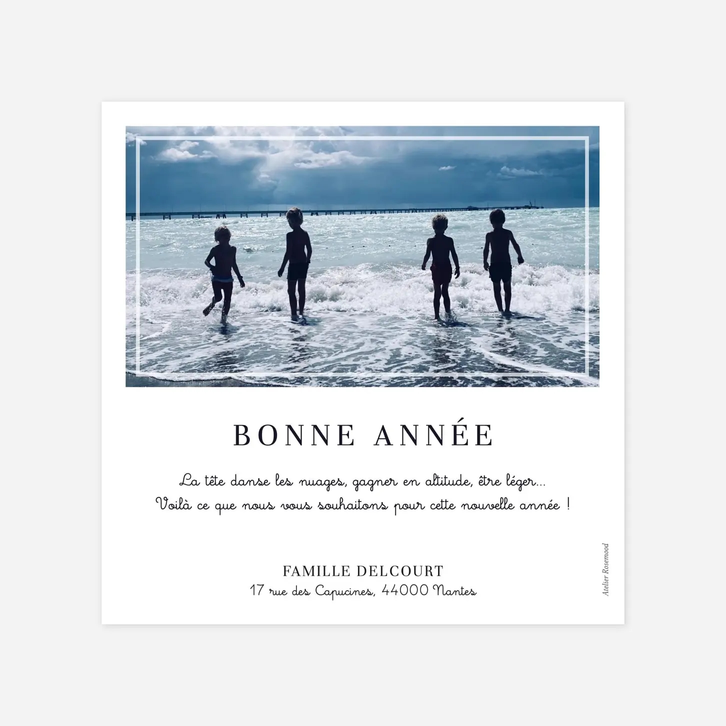 Carte de voeux Petite Étiquette