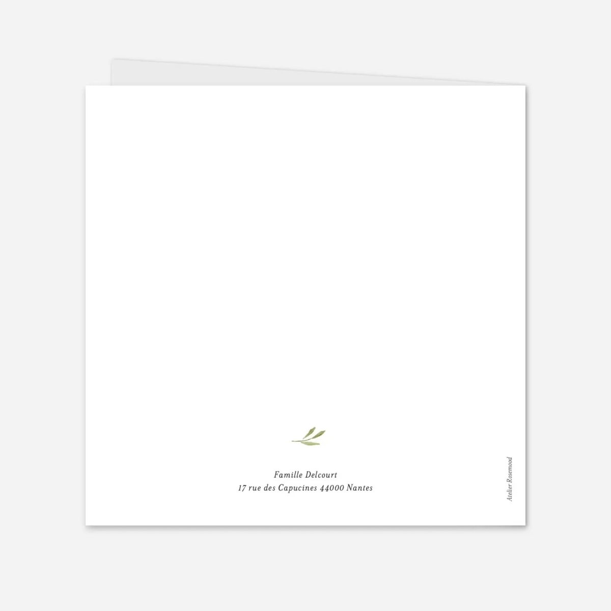 Faire-part naissance Petit faon