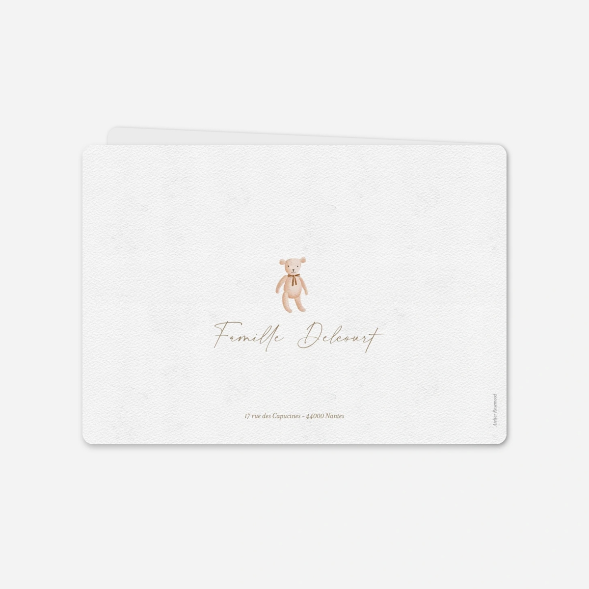 Faire-part naissance Petit cocon