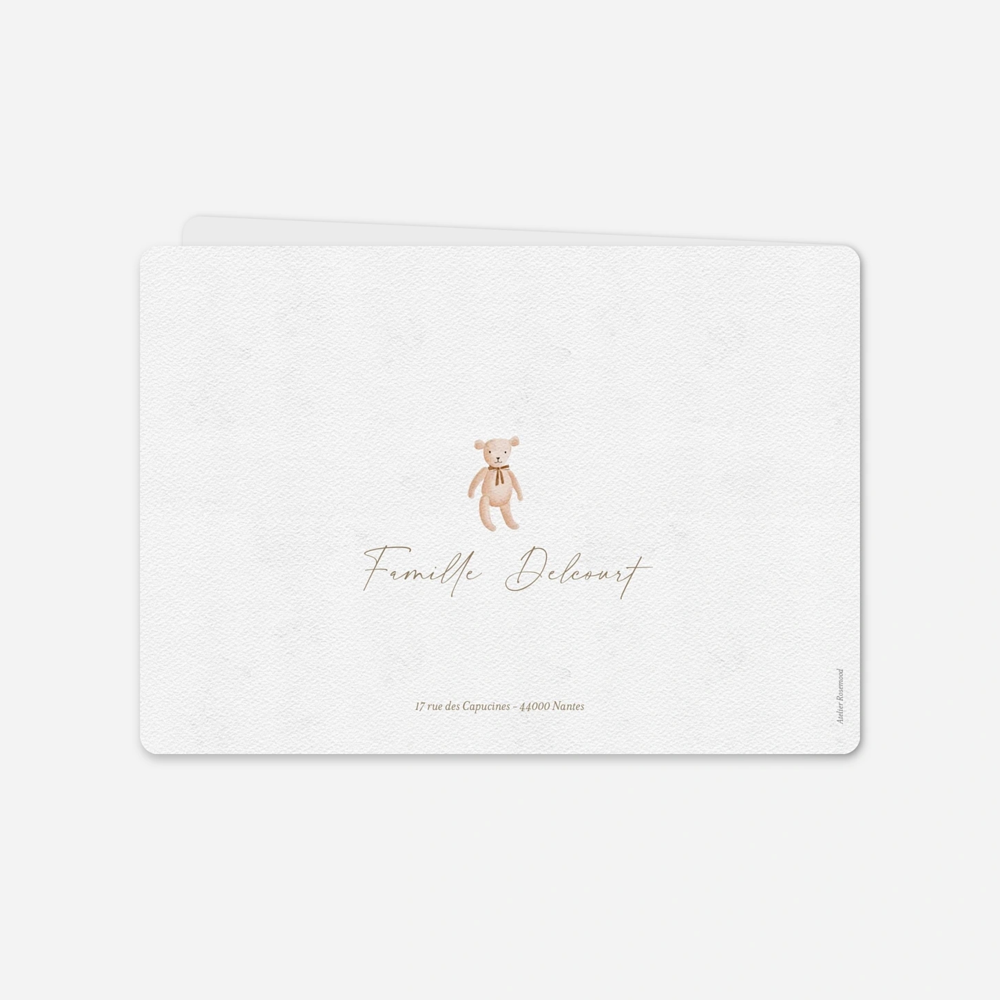 Faire-part naissance Petit cocon