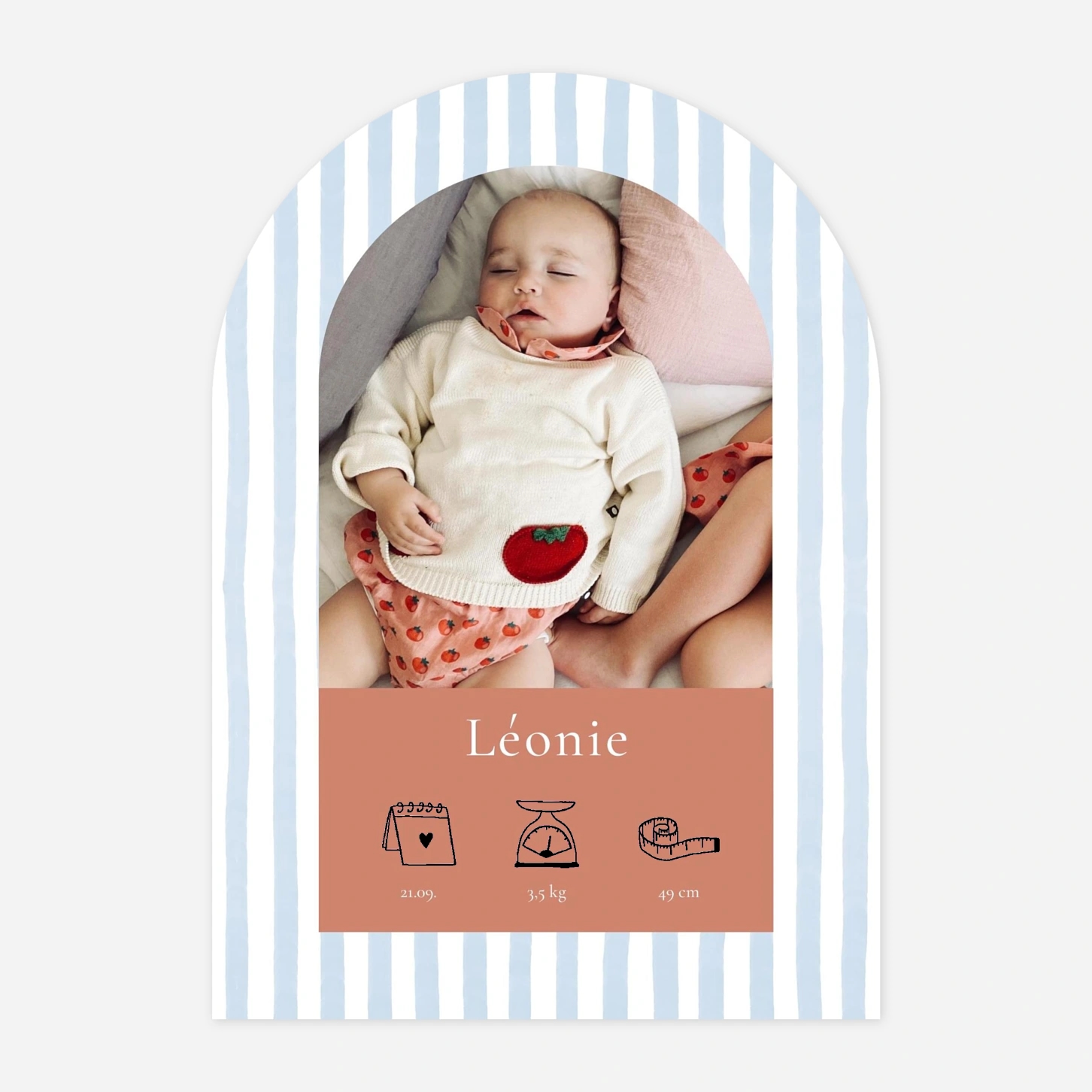 Faire-part naissance Petit soleil