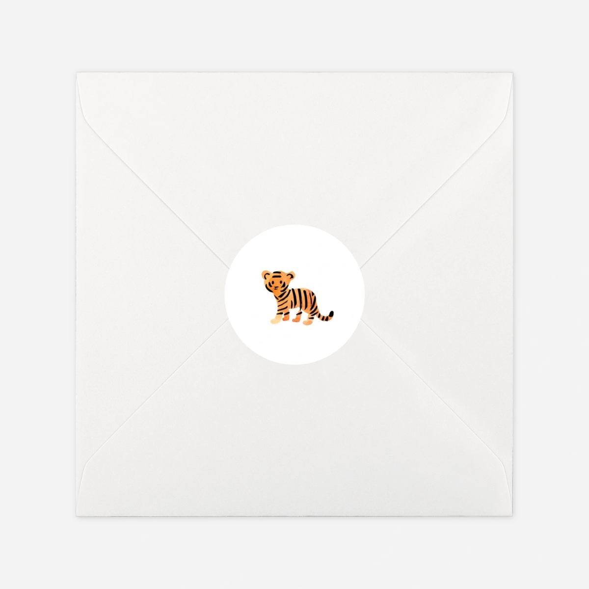 Stickers naissance Petit tigre