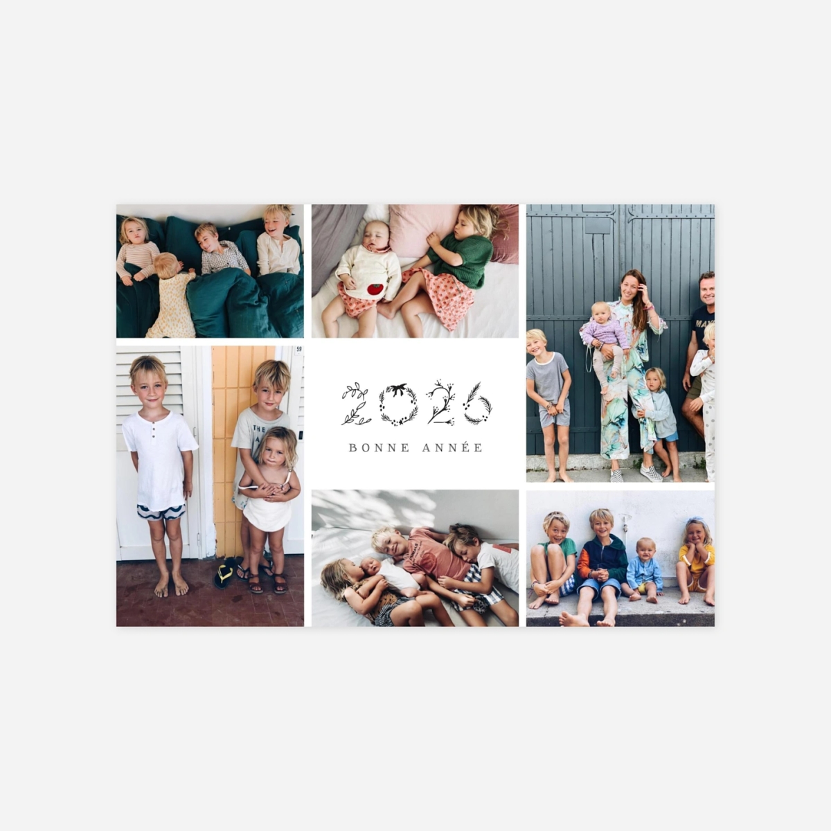 Carte de voeux Petite gravure