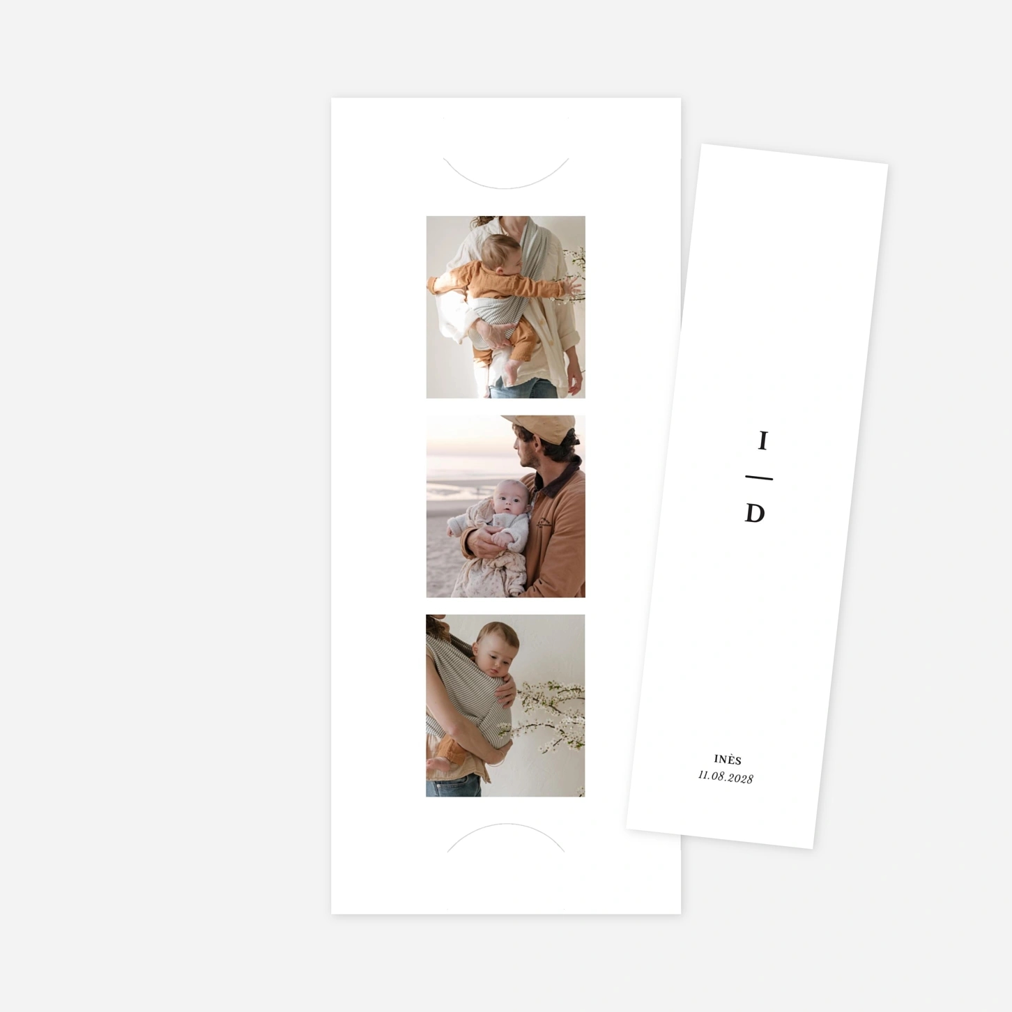 Faire-part naissance Photomaton