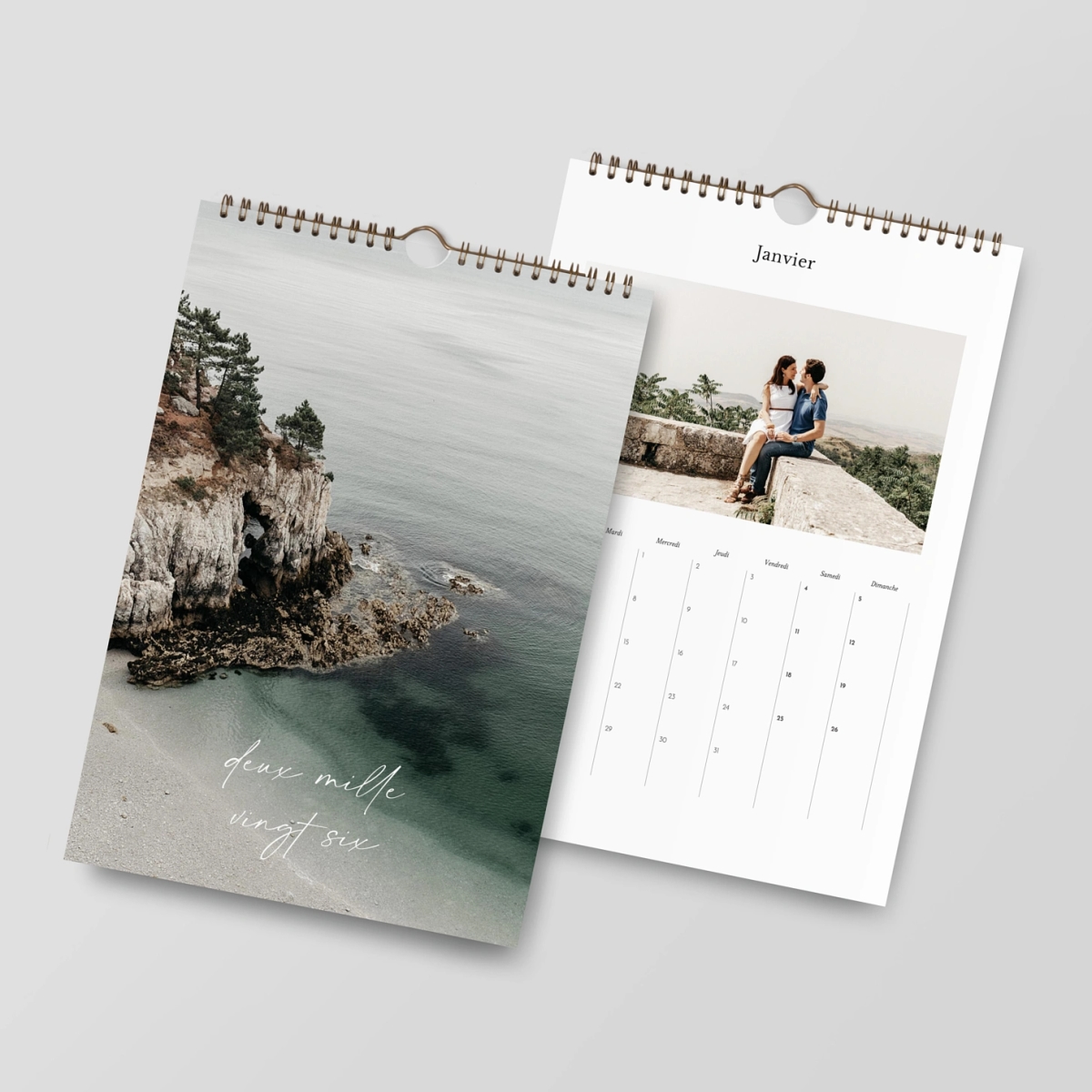 Calendrier mural cases personnalisables Photo