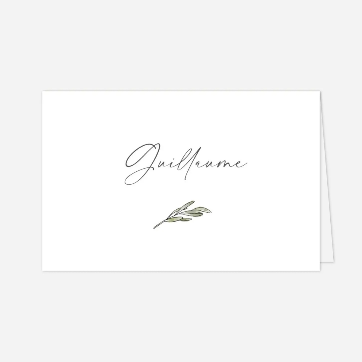 Marque-place mariage Pictos aquarelle