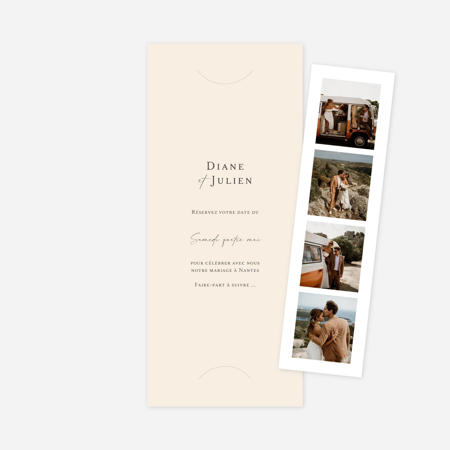 Save the date Pictos aquarelle