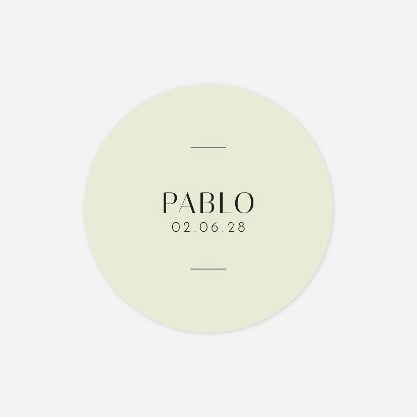 Stickers naissance Pictos graphiques