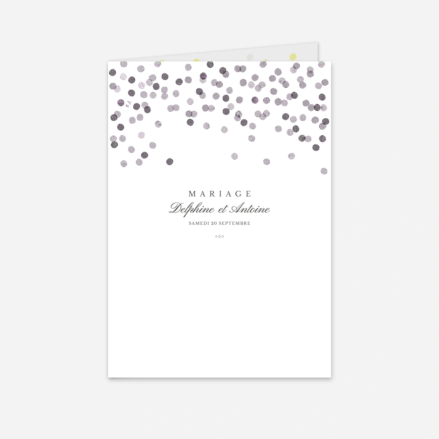 Livret de messe mariage Polka