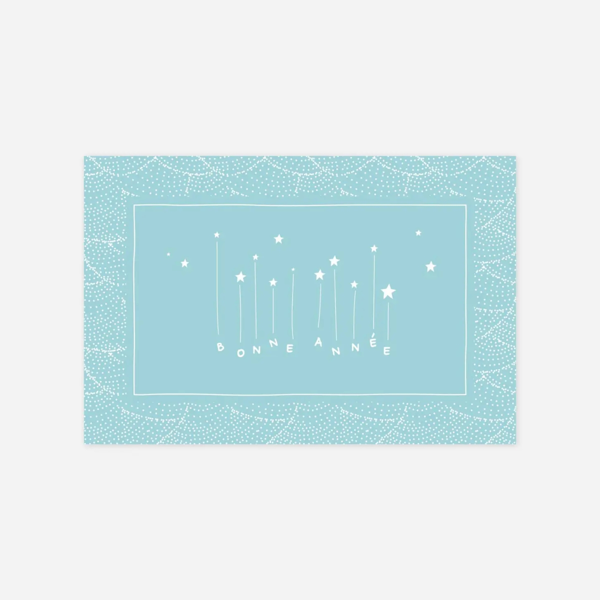 Carte de voeux Pluie d'étoiles