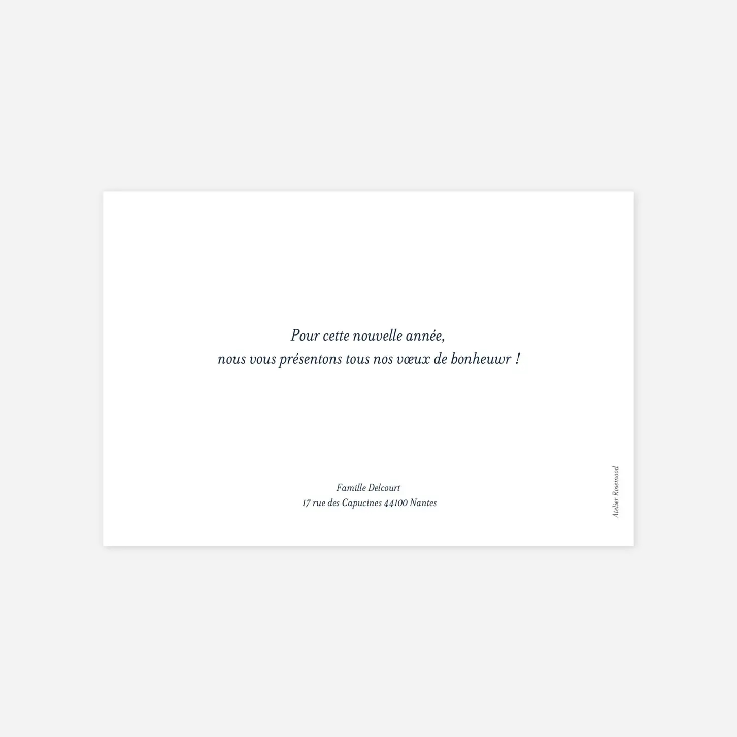 Carte de voeux Pluie d'étoiles