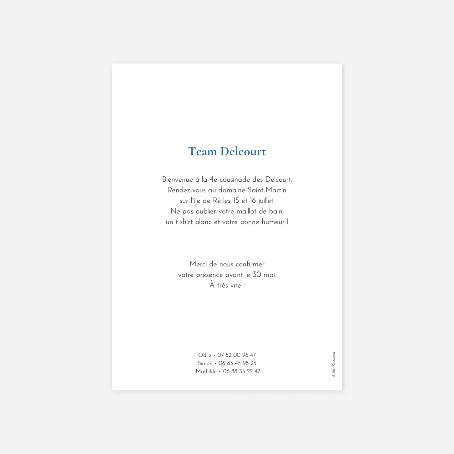 invitation anniversaire Plein la vue