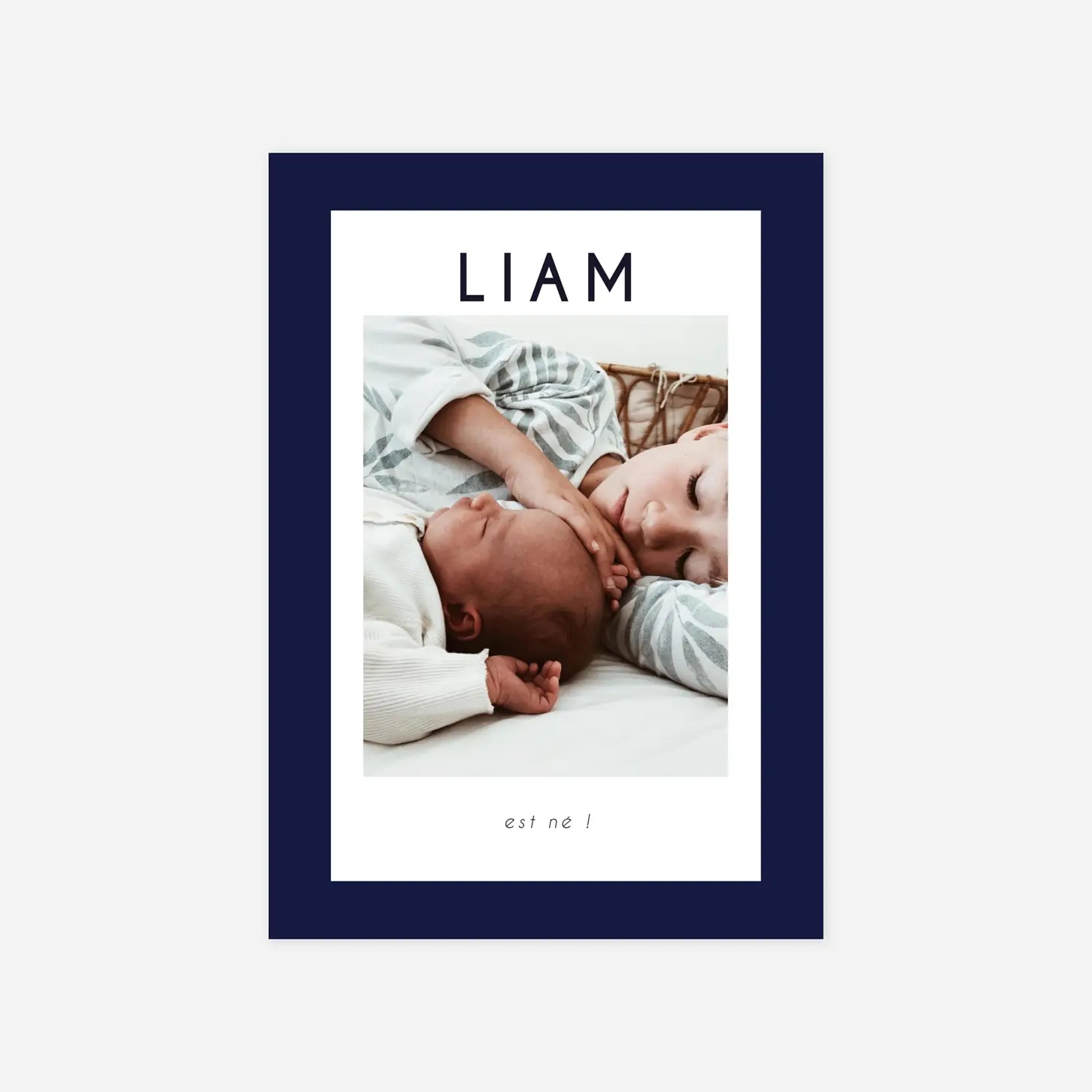 Faire-part naissance Petite marine