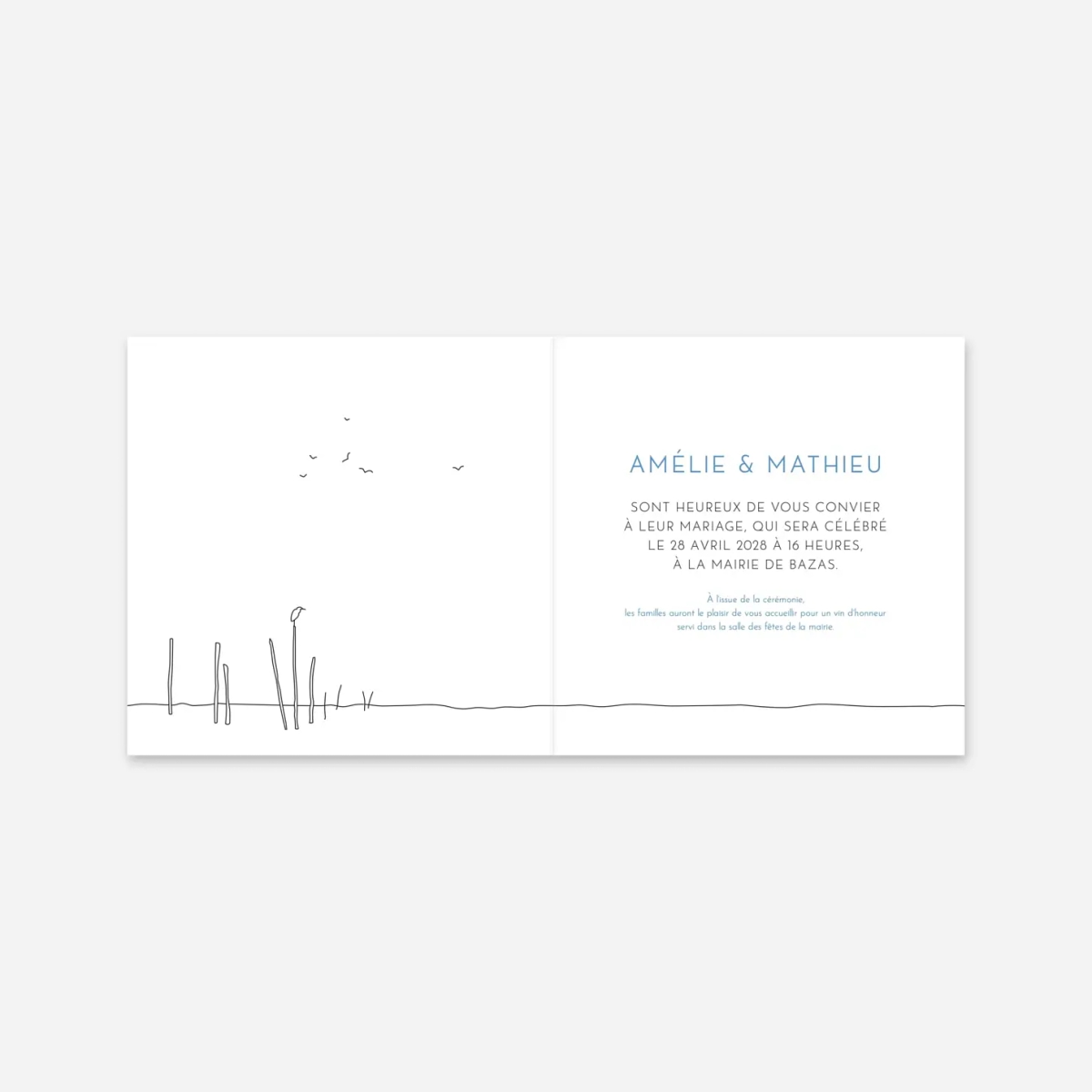 Faire-part mariage Promesse