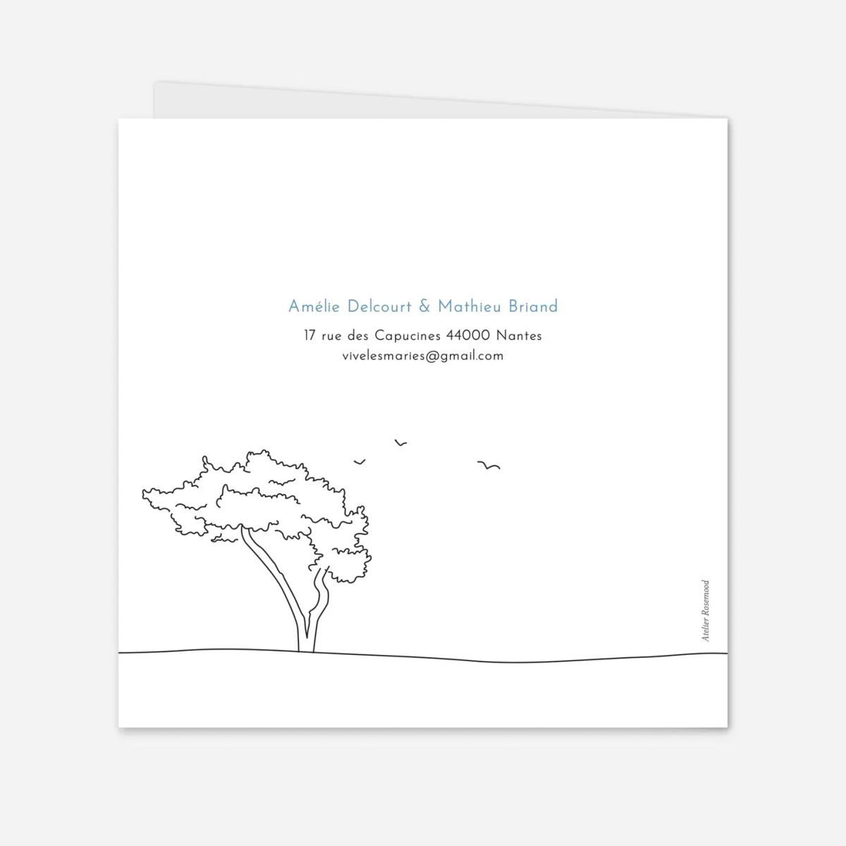 Faire-part mariage Promesse