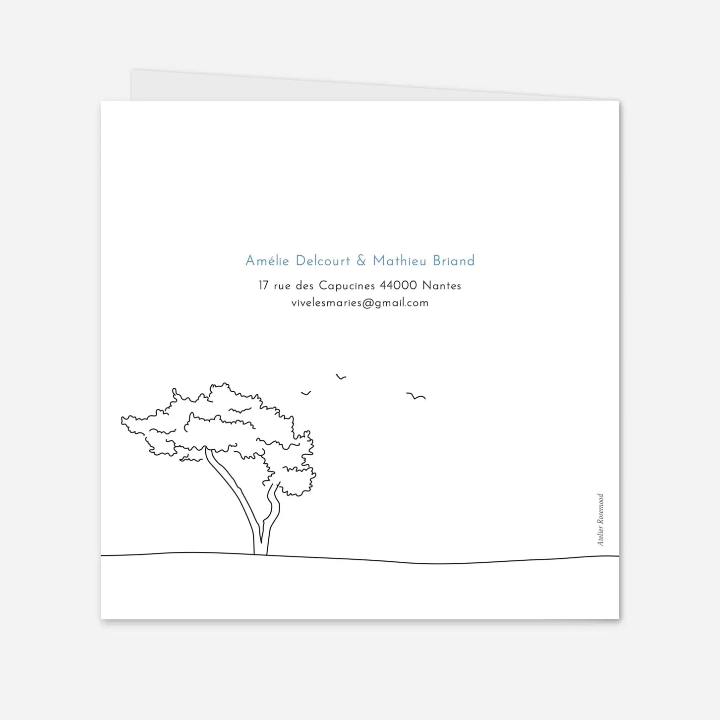 Faire-part mariage Promesse