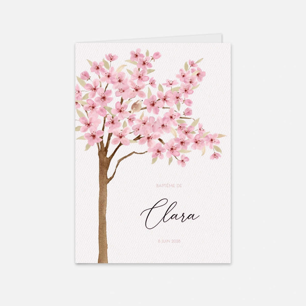 Faire-part baptême Lueur de printemps