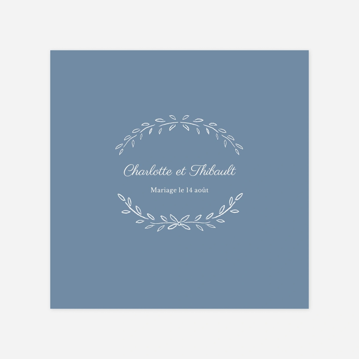 Faire-part mariage Poème