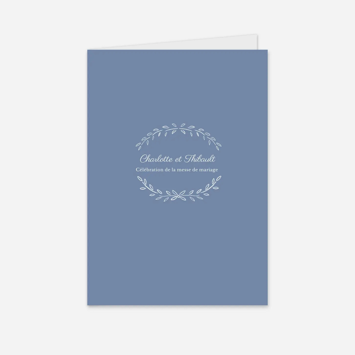 Livret de messe mariage Poème