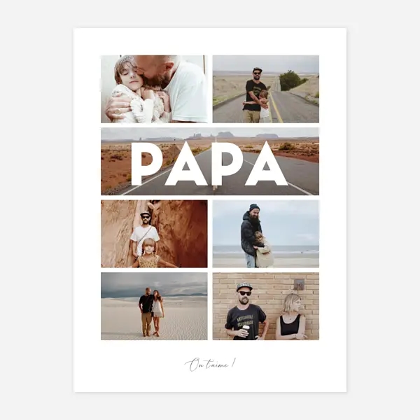 Papa à l'affiche