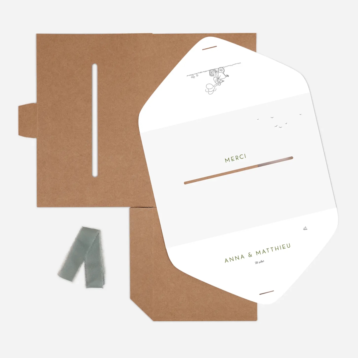 Urne Mariage Promesse bohême