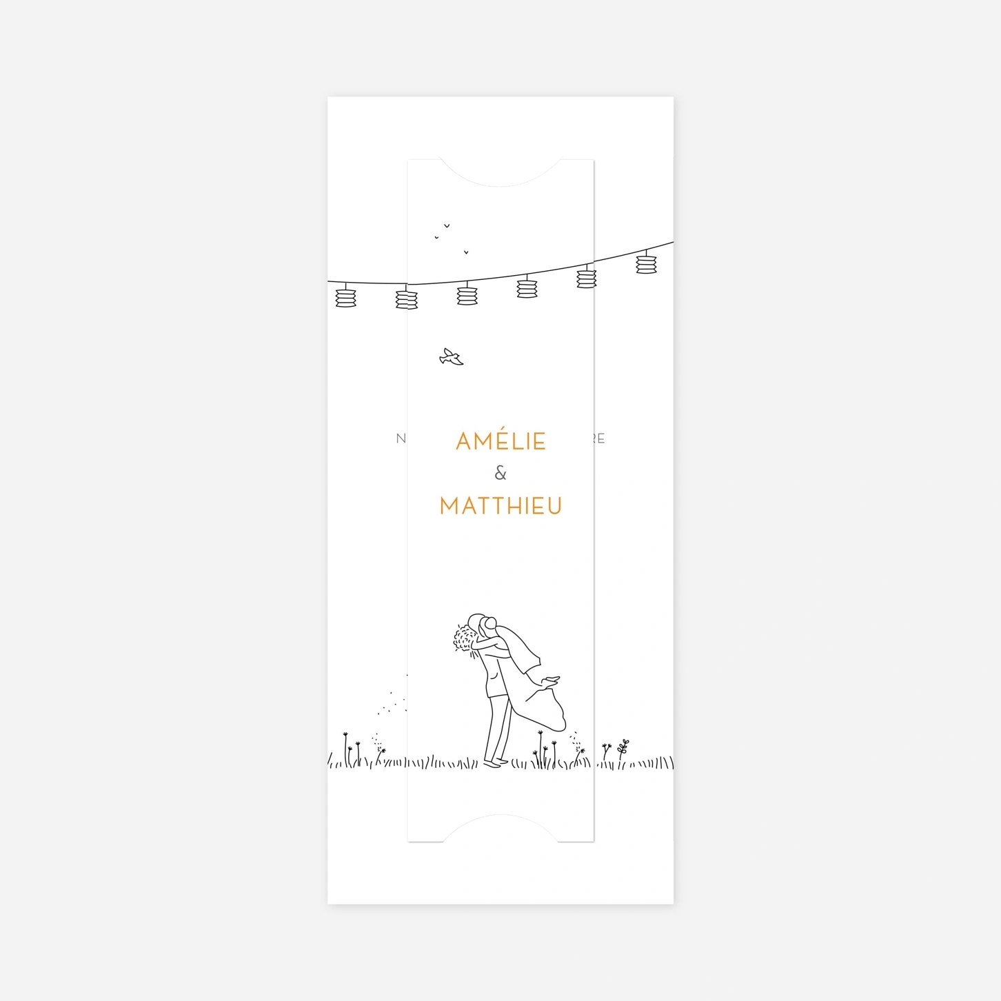 Faire-part mariage Promesse champêtre