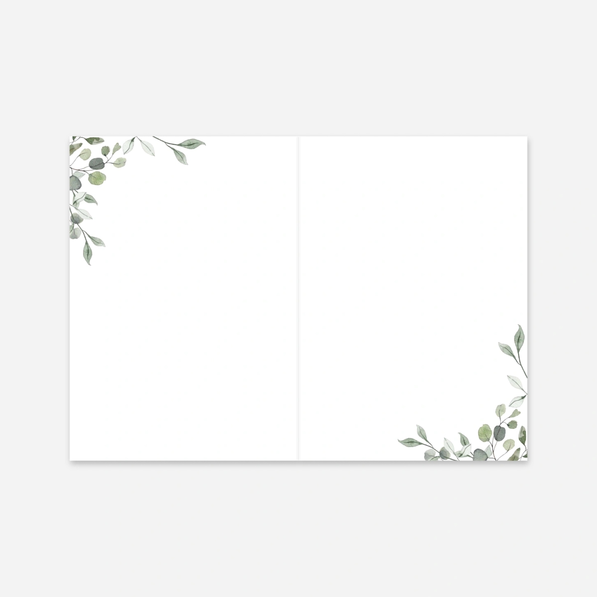 Livret de messe baptême Promesse Eucalyptus