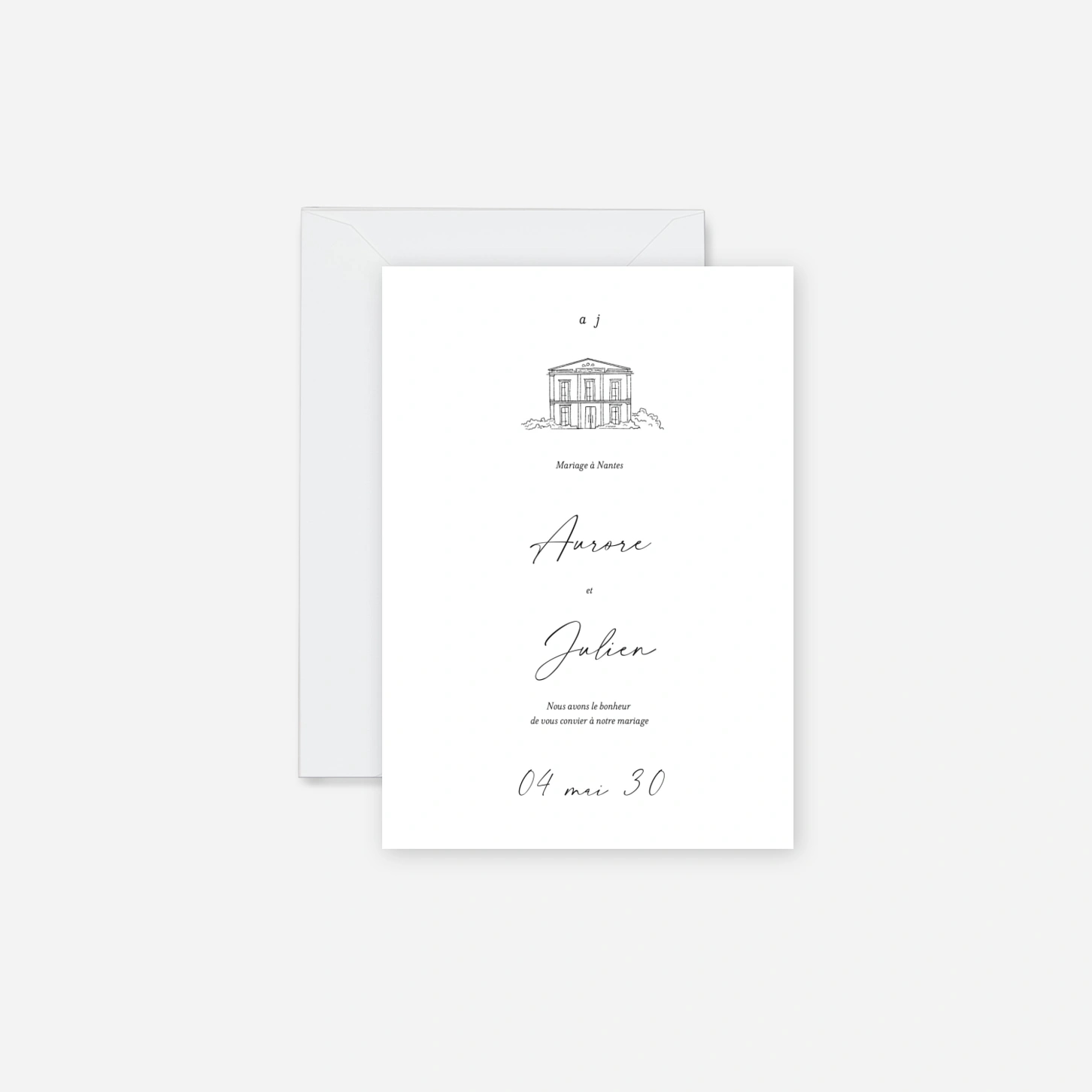 Faire-part mariage Premier regard