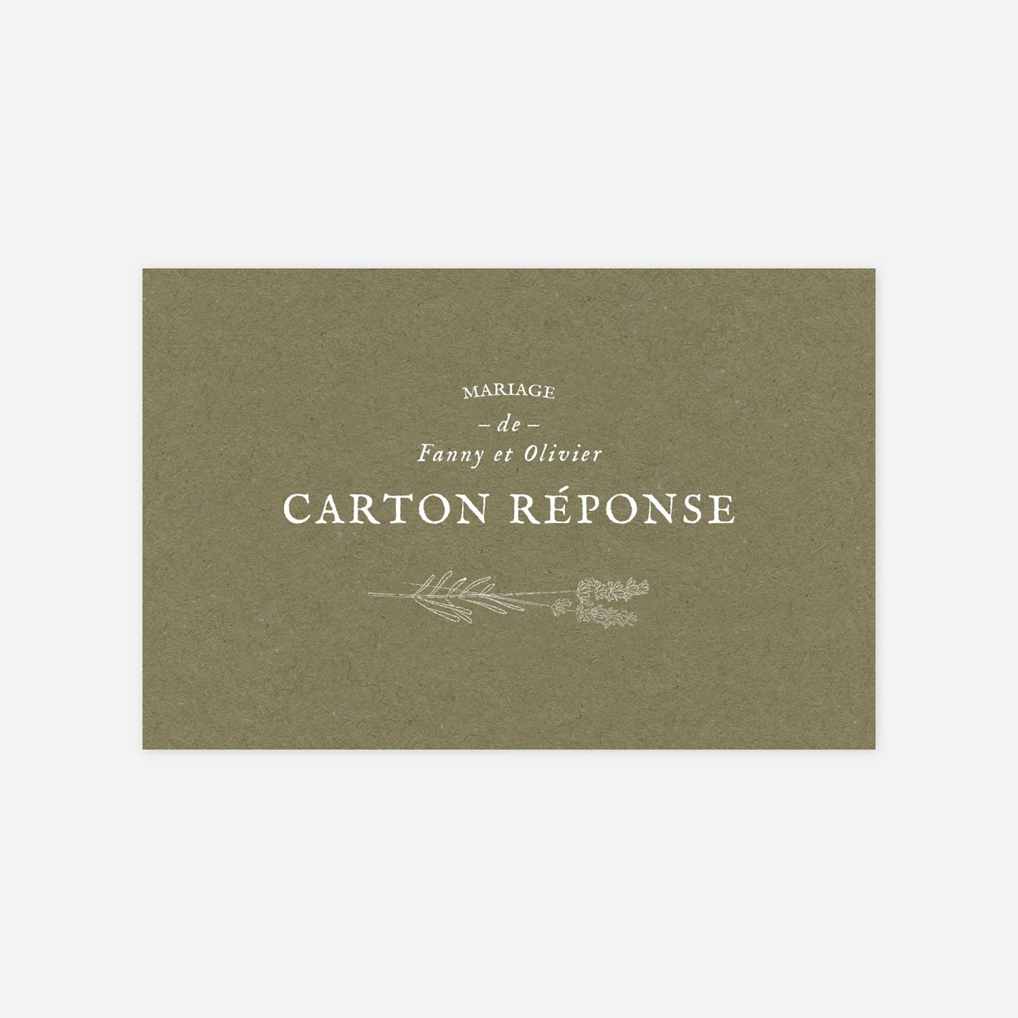 Carton réponse Provence