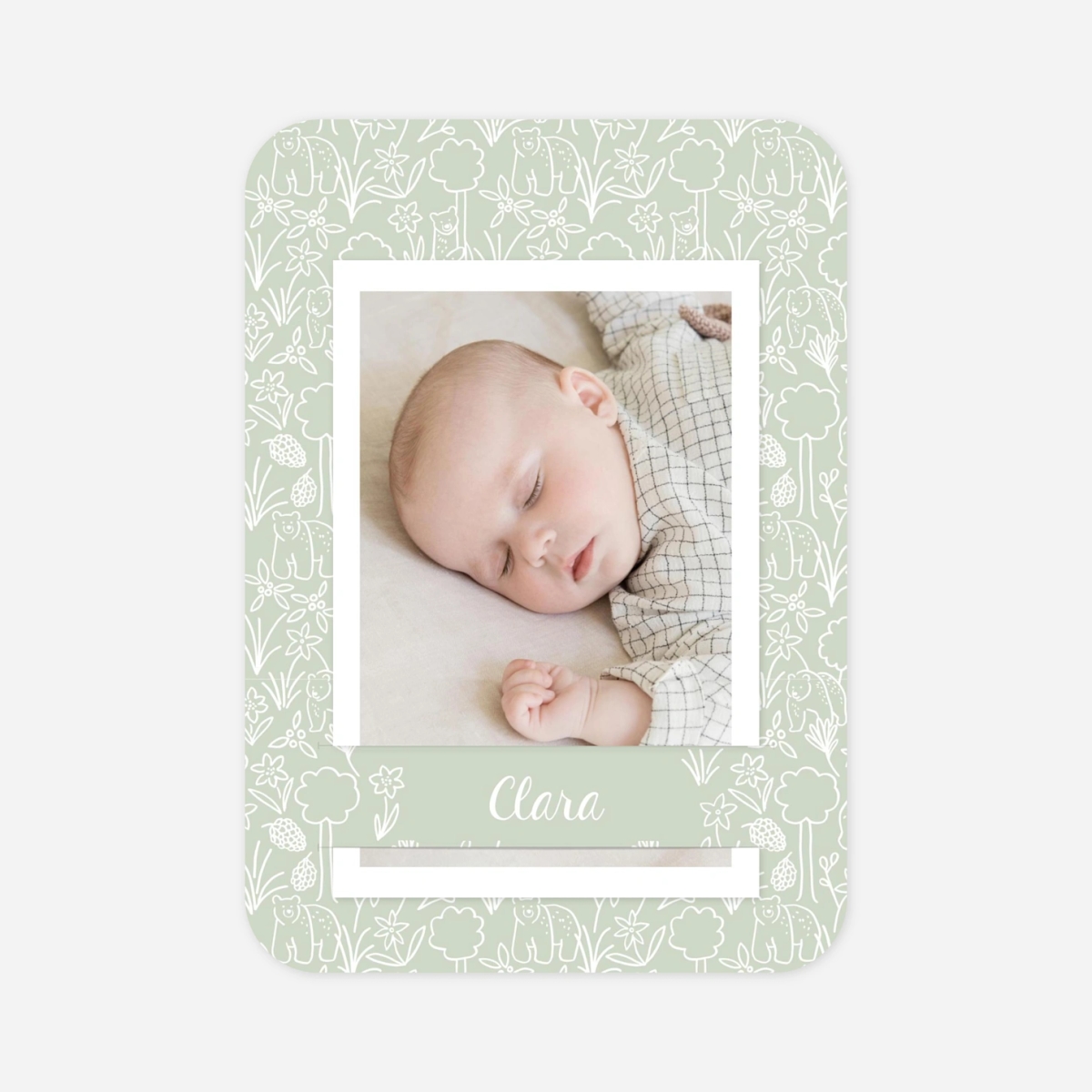 Faire-part naissance Promenade