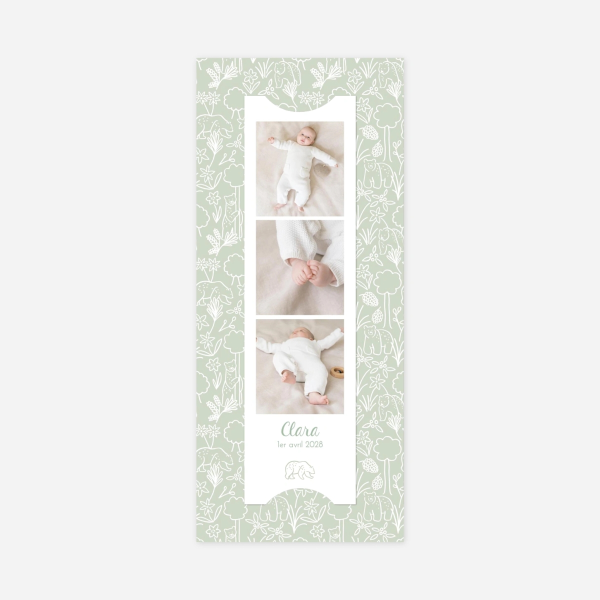 Faire-part naissance Promenade