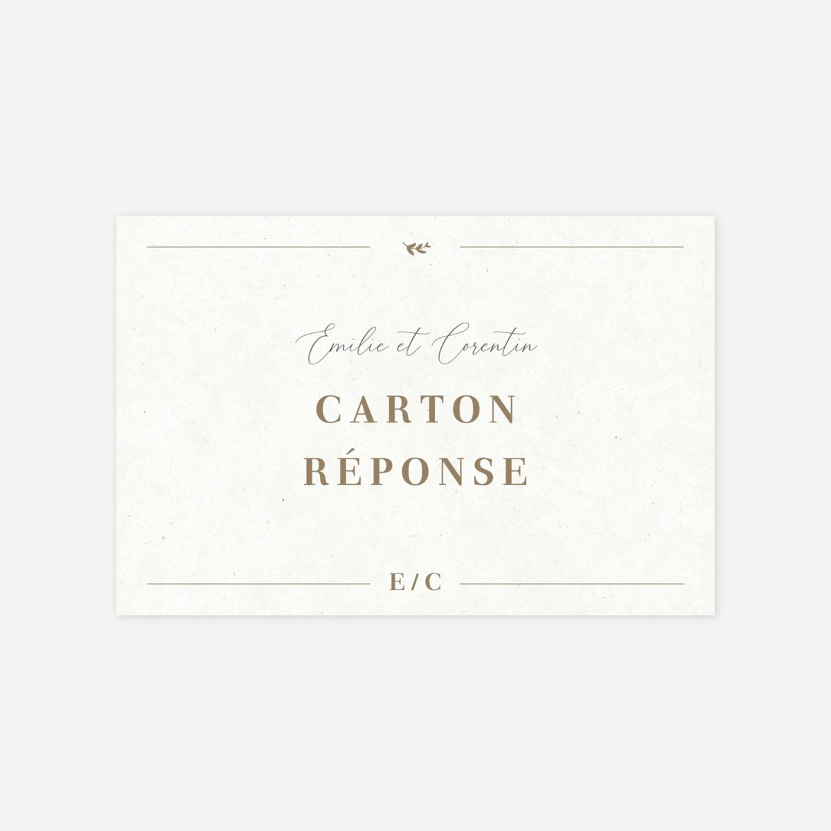 Carton réponse Pure Sérénité