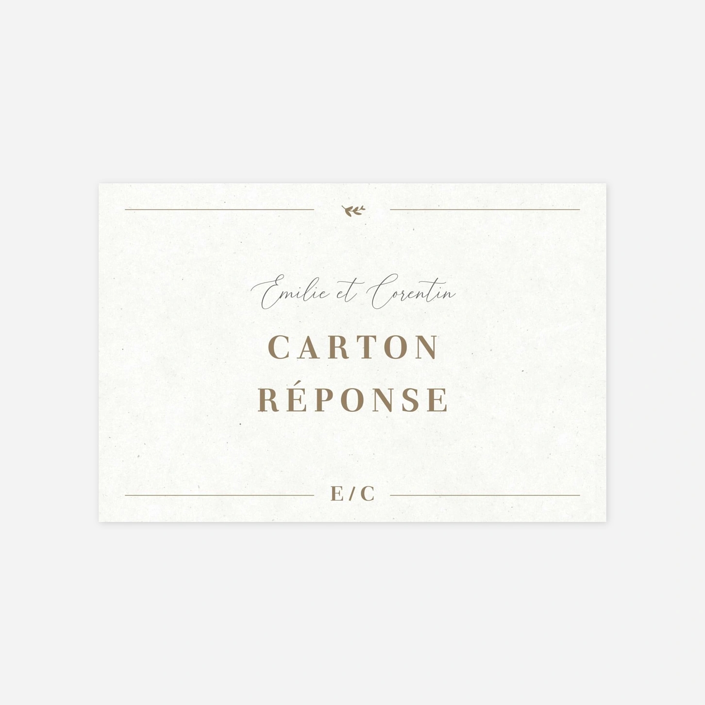 Carton réponse Pure Sérénité