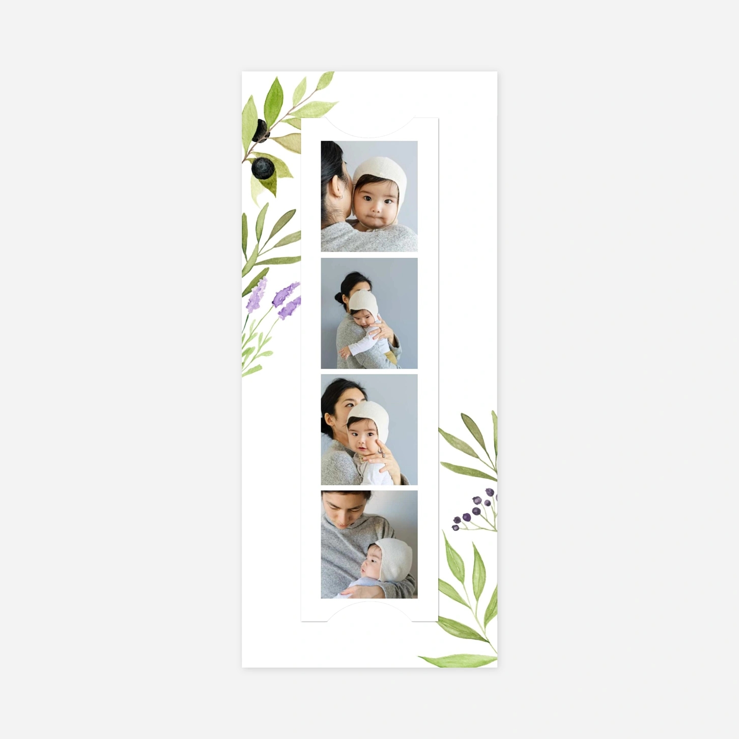 Faire-part naissance Quatre saisons