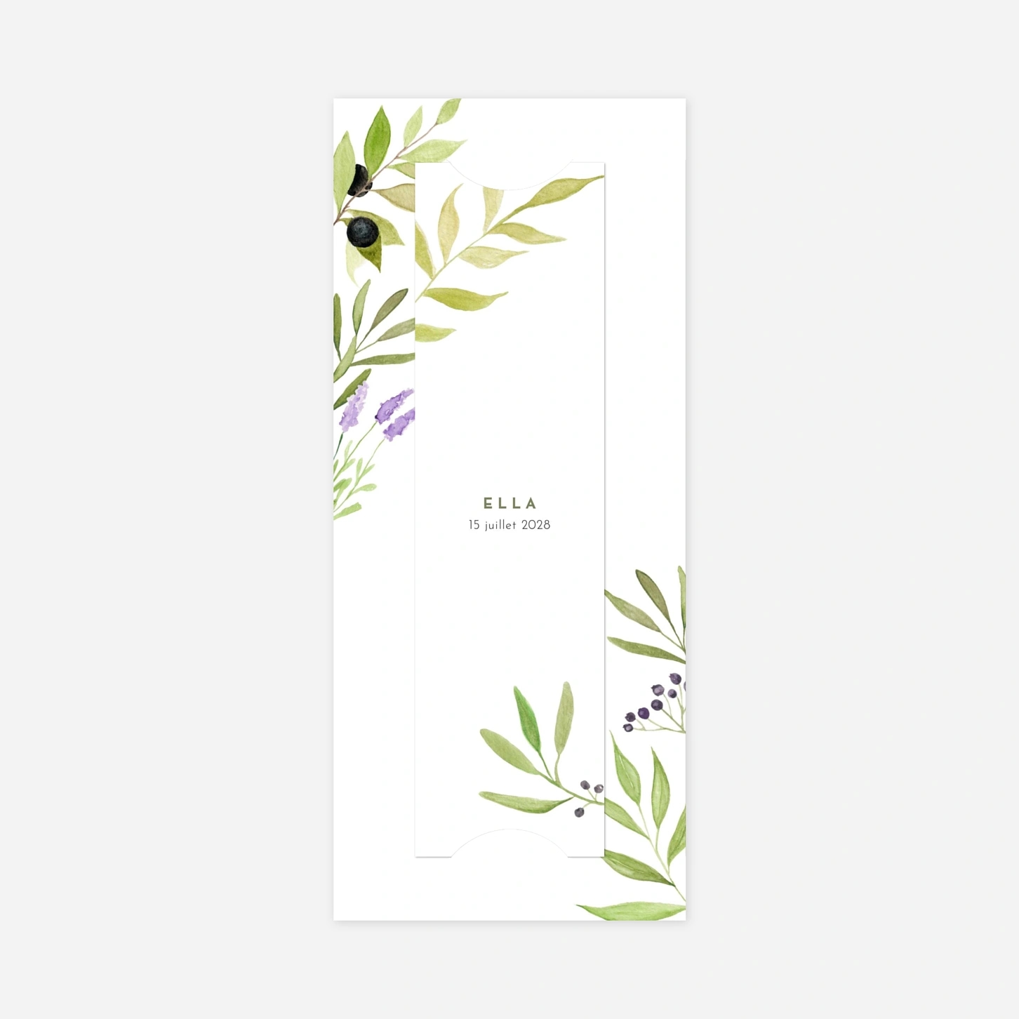 Faire-part naissance Quatre saisons